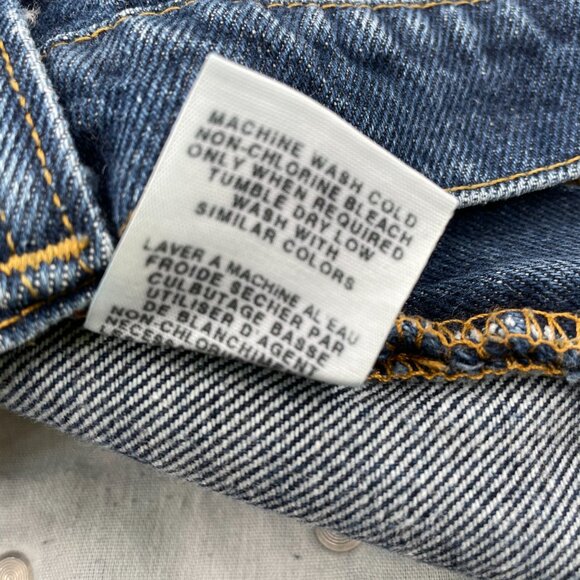 Vintage Ralph Lauren High Rise Straight Leg Denim Jeans | Size 32 X 32 - Picture 11 of 16